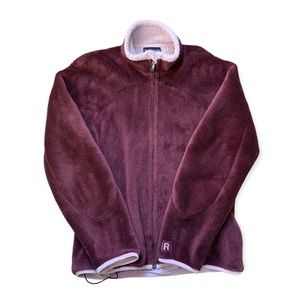 Patagonia Mauve Purple Full Zip Fleece Jacket M